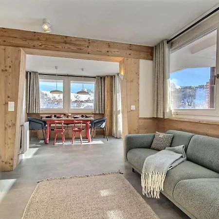 Daire Renove Avec Balcon Et Wifi A Plagne Centre - Fr-1-455-169 *