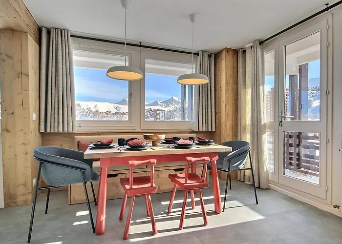 Magnifique Rénové Avec Balcon Et Wifi à Plagne Centre - Fr-1-455-169 * La Plagne