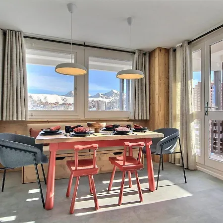 Renove Avec Balcon Et Wifi A Plagne Centre - Fr-1-455-169 * 라 플라뉴