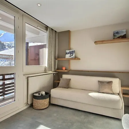 Renove Avec Balcon Et Wifi A Plagne Centre - Fr-1-455-169 *