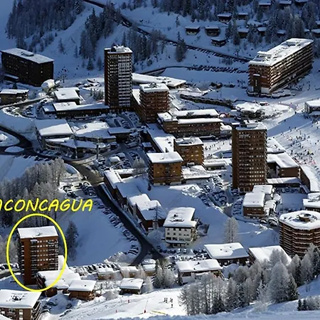Renove Avec Balcon Et Wifi A Plagne Centre - Fr-1-455-169 * La Plagne