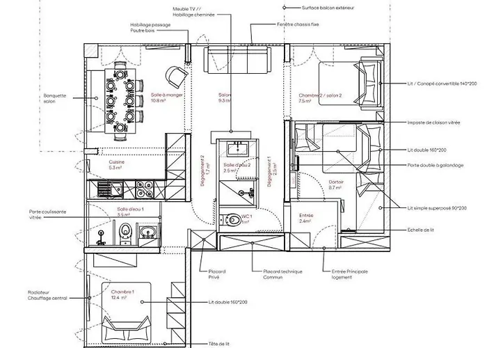 Renove Avec Balcon Et Wifi A Plagne Centre - Fr-1-455-169 Lägenhet La Plagne